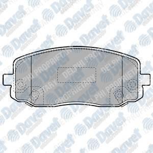 DELPHI LP1933 Fren Balatasi On (115mm) I10 1.1 1.2 I20 1.2 Picanto 04-